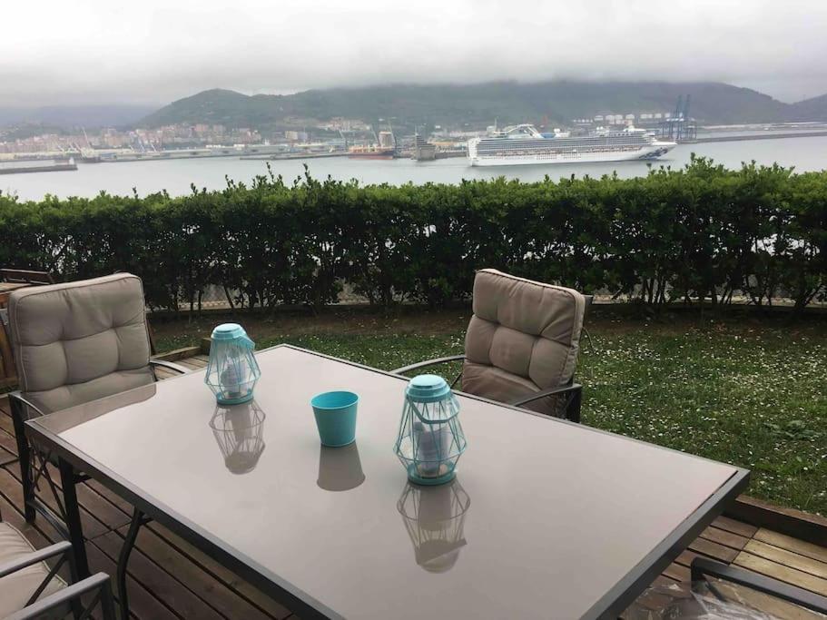 Flat With 160 M Of Garden, Sea Views Bilbao-Getxoアパートメント エクステリア 写真