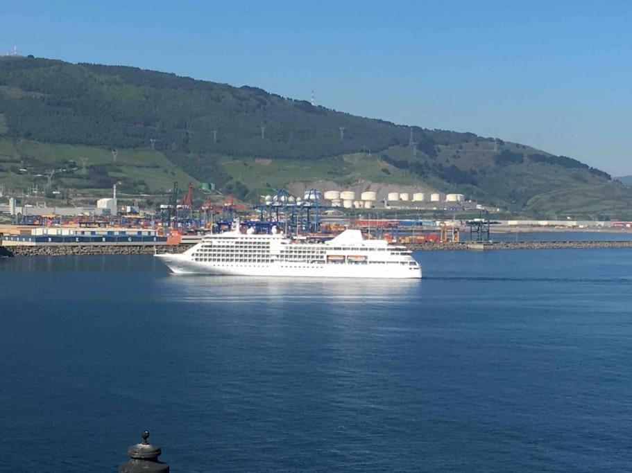 Flat With 160 M Of Garden, Sea Views Bilbao-Getxoアパートメント エクステリア 写真
